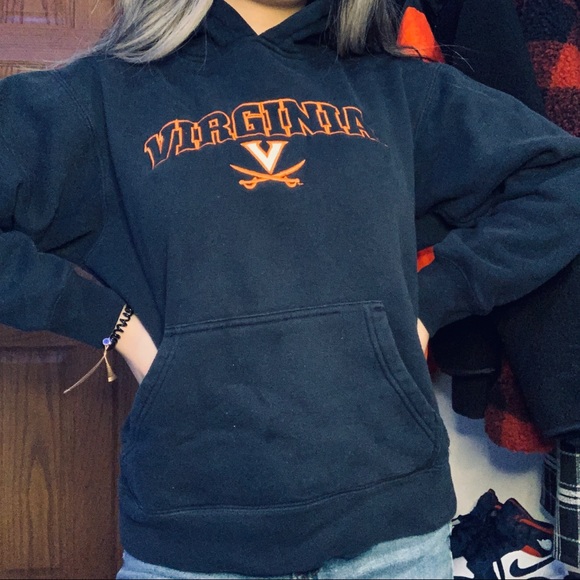 Virginia Vintage Navy Hoodie - Picture 4 of 8